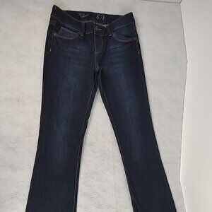 The Limited Denim Medium Dark Wash 678 Cotton Jeans. Size 2R